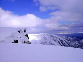 Braeriach summit cornices