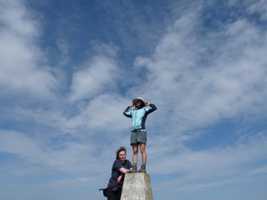 Ding on the trig-point