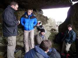 In the cave