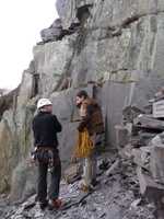 Discussing the route