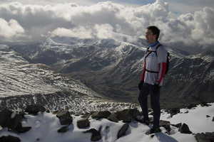 Scott on Elidir Fawr
