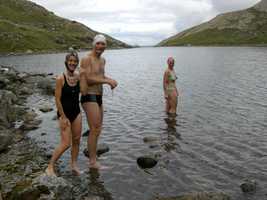 The final swim, in Glasylyn