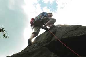 Chris On North Climb