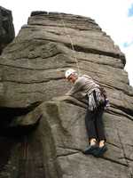 Dave on High Neb Buttress