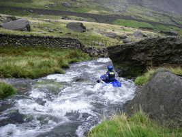 Jo finding a wet weather alternative in the Pass