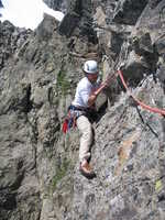 James on Lady in Black, Aiguille Gaspard