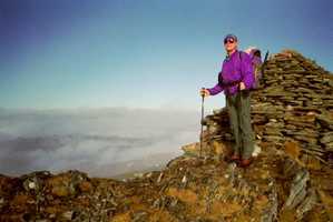 Graham on Geal Charn summit