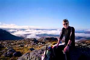 Sean on Creag Pitridh summit