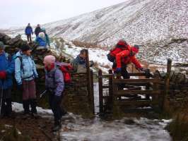 Icebound gate - Ogden Clough  [Dave Shotton]