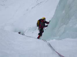 Andy, P4 of Fabrikkfossen (WI3)  [Jim Symon]