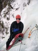 Craig belaying on Klapfoss  [Colin Maddison]
