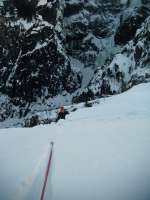 Craig topping out from the Upper Gorge  [Colin Maddison]