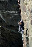 Al climbing at Gogarth