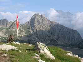 Spazzacalderia from Albigna hut