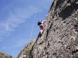 Trish higher on Route 1, White Ghyll