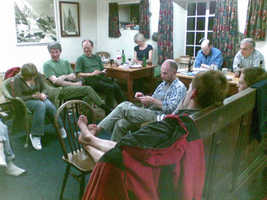 Wet night with puzzles at Raw Head Hut