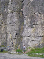 Chris leading He Seems So Sumo, 6a