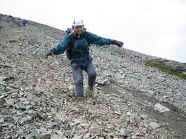 Trish learning to scree-run