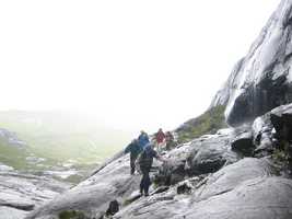 Heading into Coir' a' Ghrunnda