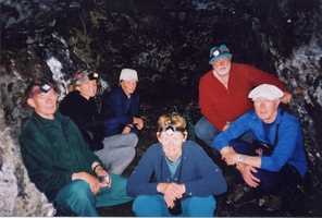 Everyone hiding in a cave