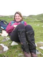 Cathy at Rubh' an Dunain
