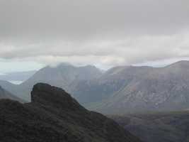 The Red Cuillin from the Black Cuillin
