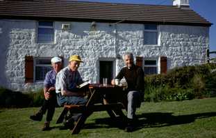 Neville, Roger and Dave at the Cottage