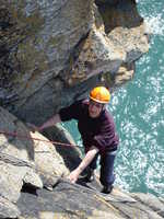 Neville at Penmaen Coetan