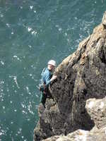 Roger at St Non's Bay