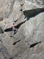 Midge at Penmaen Coetan