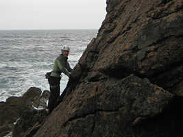 Sheena at Halldrine Cove