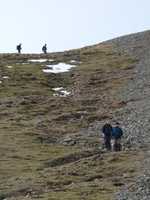 Heading down