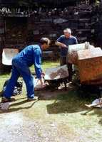 Lester and Chris mixing