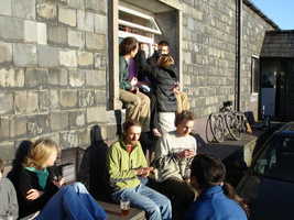 At the Hut