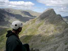 Roger admiring Tryfan