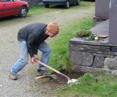 Clearing Grass