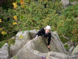 Trish on Little Chamonix