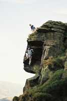 Dan climbing