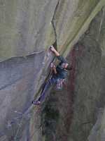 Scott on Constable's Overhang (E5)