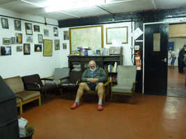John relaxing after a hard day of no strimming