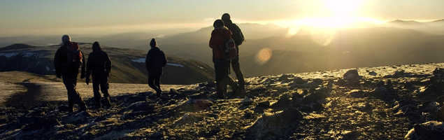Panoramic Sunset with Walkers, by Sean Kelly Panoramic Sunset with Walkers, by Sean Kelly