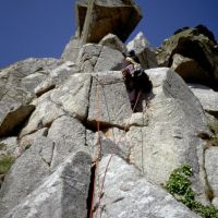 Dave at Bosigran (Virginia Castick)