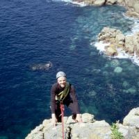 Dave on Vixen Crack, Fox Promontory (Virginia Castick)
