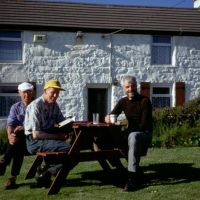 Neville, Roger and Dave at the Cottage (Virginia Castick)