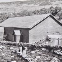 10 Ty Powdwr early days - with complete stockade wall and gates (Derek Seddon Collection)