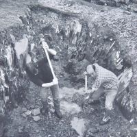 13 Phil Kendell & John Castick - septic tank excavations (Derek Seddon Collection)