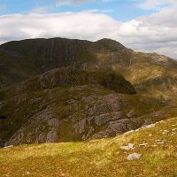Retrospective of the marvellous twisting traverse from Luinne Bheinn to Meall Buidhe. (Sean Kelly)