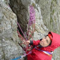 Crib Goch Belay (Dave Dillon)