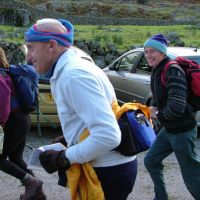 Walking group start (Jenny Varley)