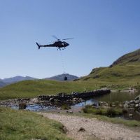 Dropping off Stones at Stickle Tarn (Roger Daley)